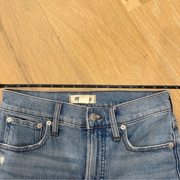 Madewell The Perfect Vintage Jean Size 26 Blue Womens Denim High Rise Wide Leg - Picture 12 of 13